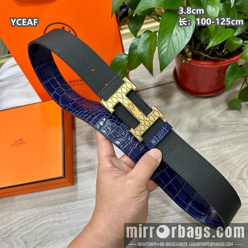 Replica Hermes belt 38mmX100-125cm 8L60