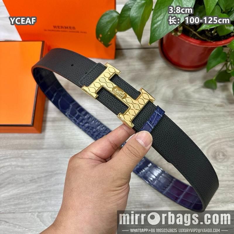 Replica Hermes belt 38mmX100-125cm 8L60