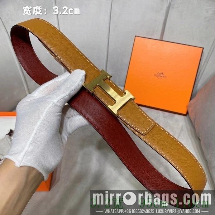 Replica Hermes Belt 32mmX95-110cm 7D18