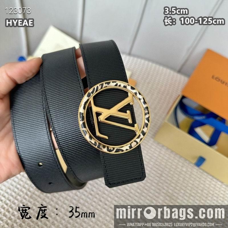 Replica LV belt 35mmX100-125cm 8L07