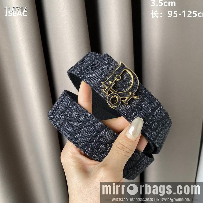 Replica Dior Belt 35mm 95-125cm 8L02