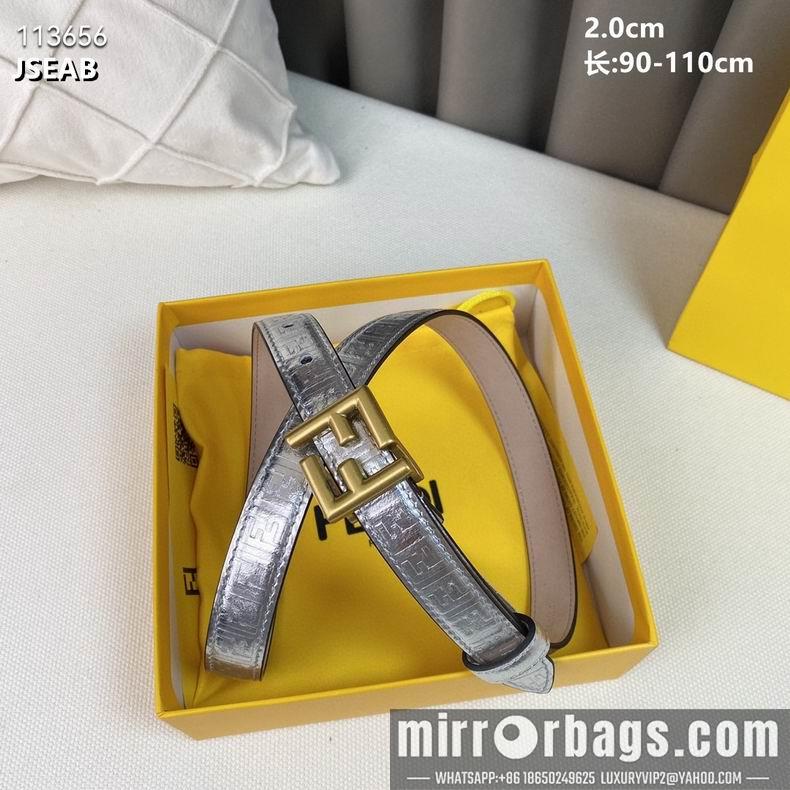 Replica Fendi Belt 20mmX90-110cm 8L08
