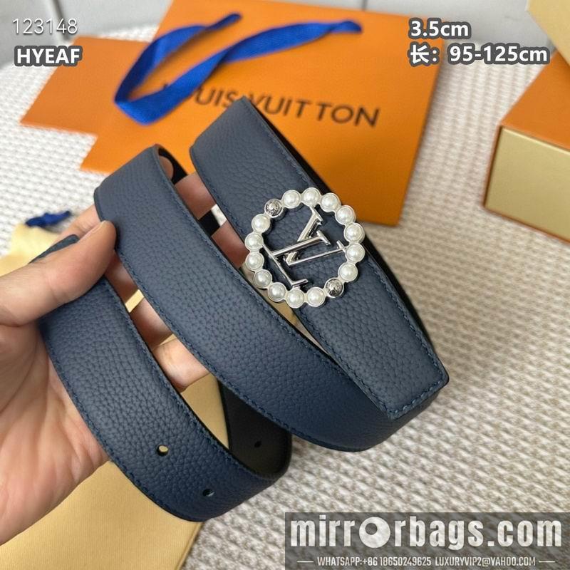 Replica LV belt 35mmX95-125cm 8L16