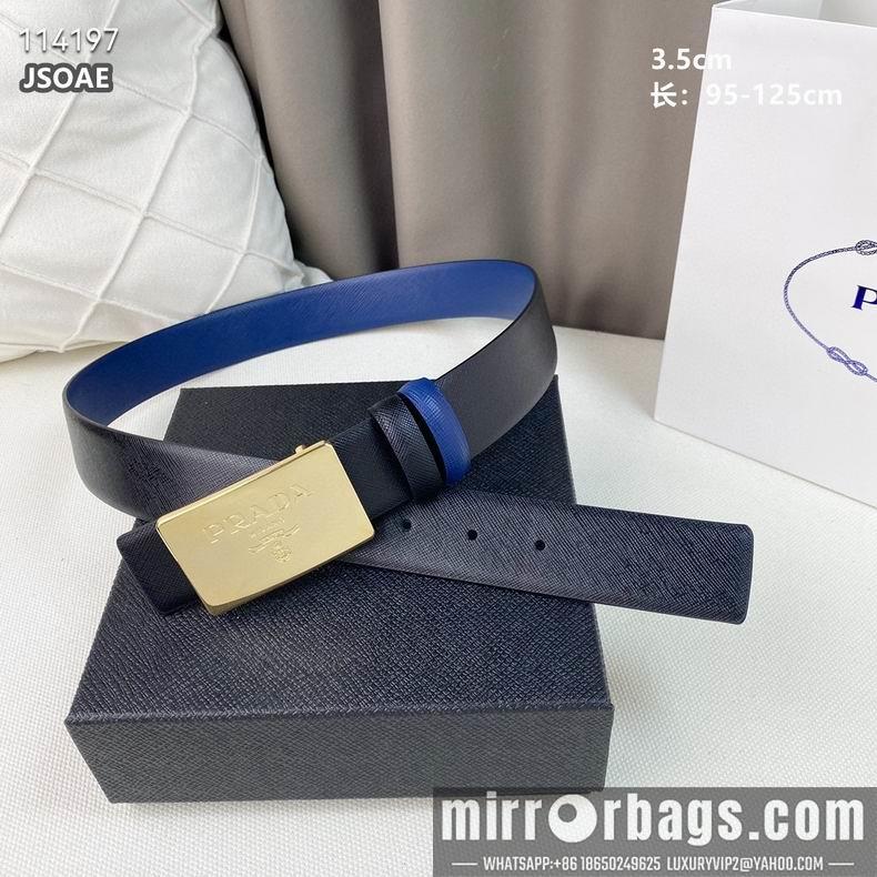 Replica Prada belt 35mmX95-125CM 8L22