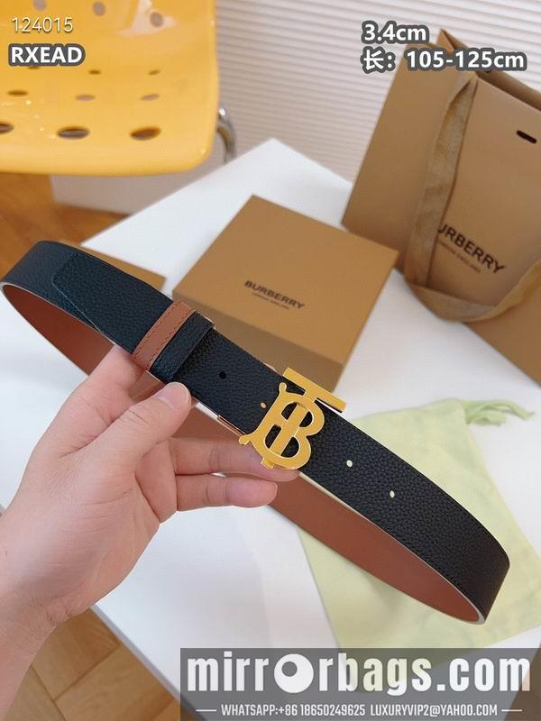 Replica Burberry belt 34mmX105-125cm 8L07