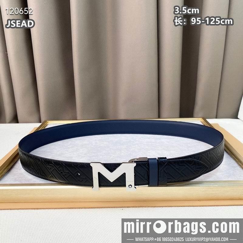 Replica Montblanc belt 35mmX95-125cm 8L072001