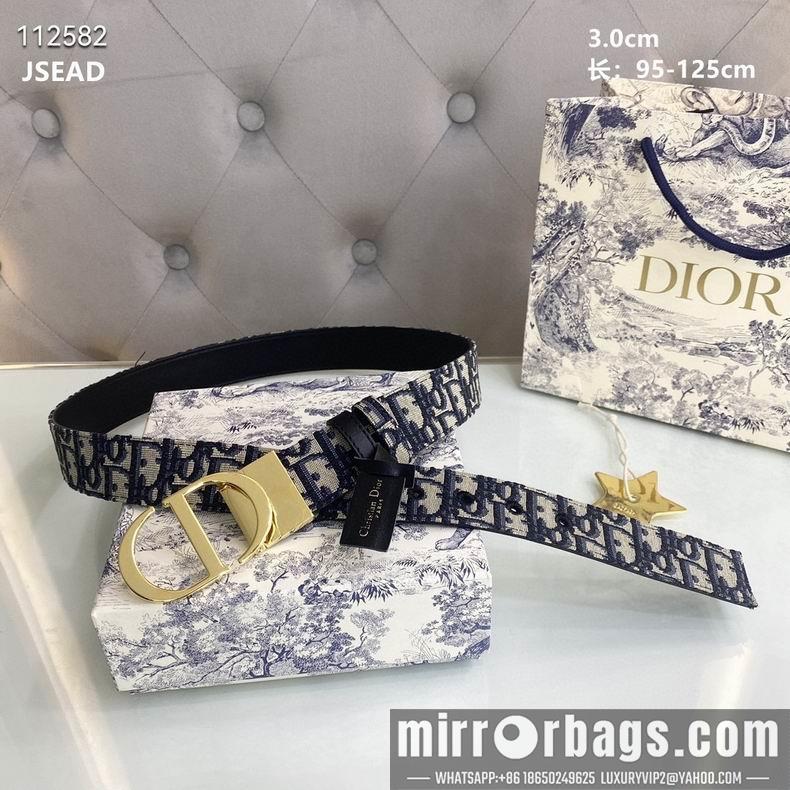 Replica Dior belt 30mmX95-125cm 8L11