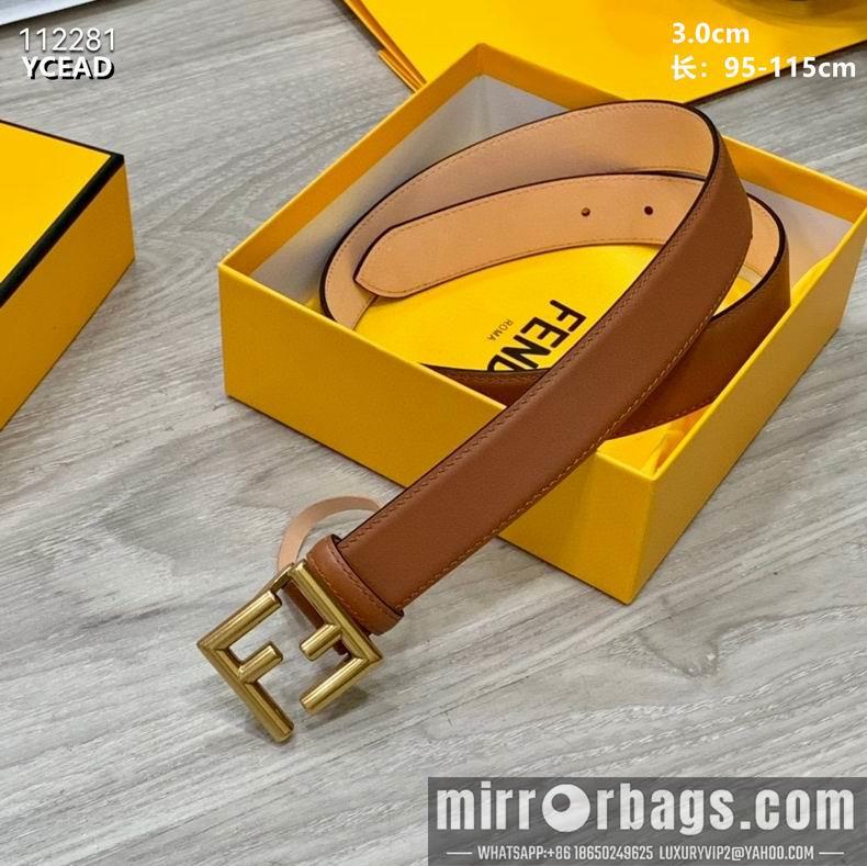 Replica Fendi Belt 30mmX95-115cm 8L08