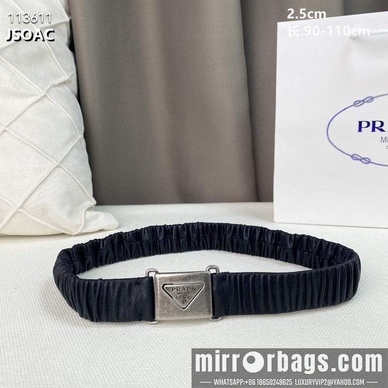 Replica Prada belt 25mmX90-110cm 8L082501