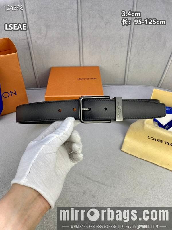 Replica LV belt 34mmX95-125cm 8L26