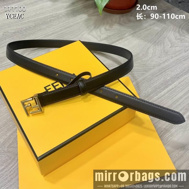 Replica Fendi Belt 20mmX90-110cm 8L01