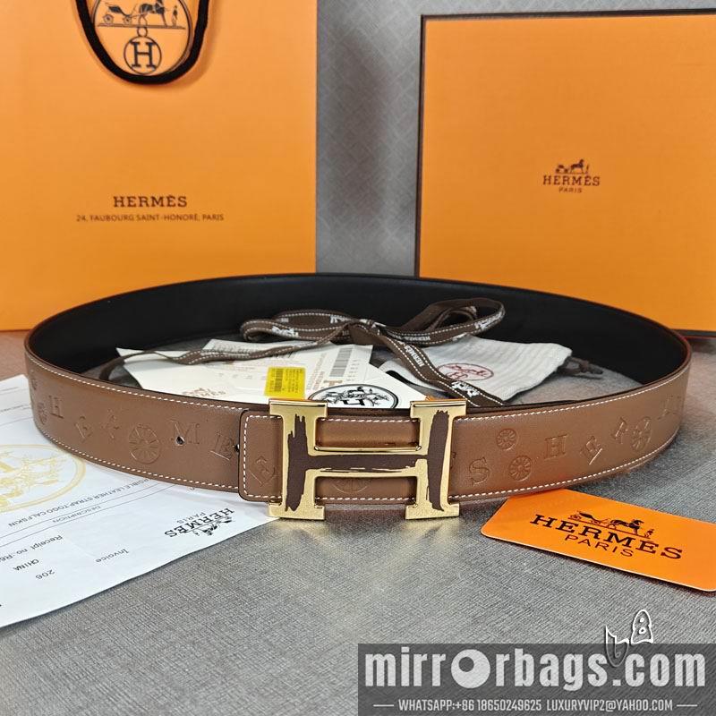 Replica Hermes belt 38mmX90-125cm lb04