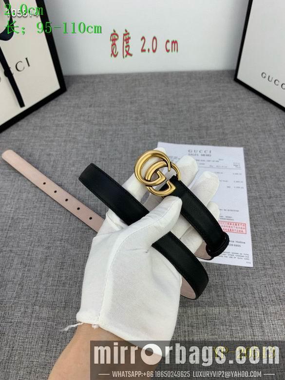 Replica Gucci belt 20mm 95-110cm 8L01