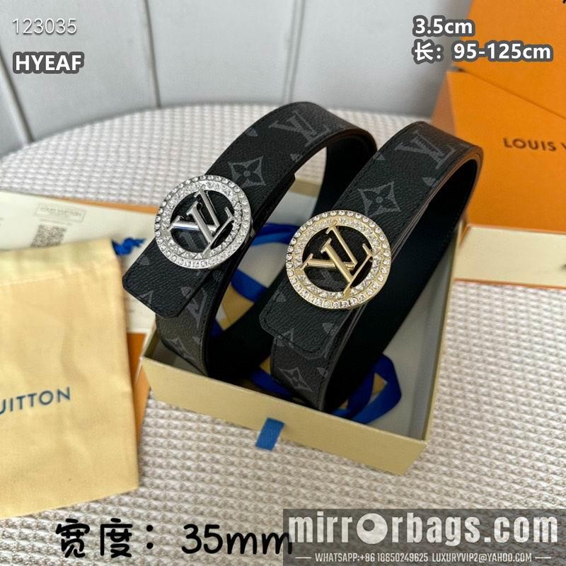 Replica LV belt 35mmX95-125cm 8L02