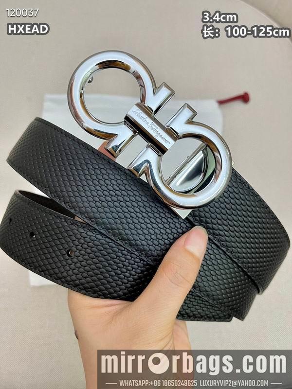 Replica Ferragamo belt 34mmX100-125cm 8L04