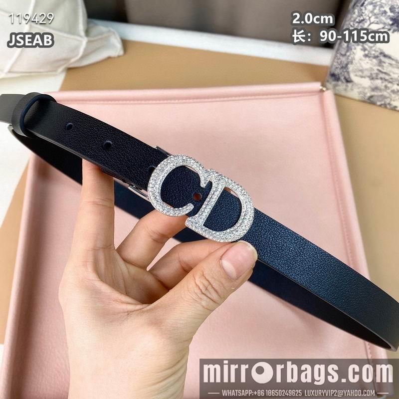 Replica Dior belt 20mmX90-115cm 8L040801