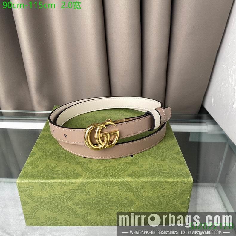 Replica Gucci Belt 20mmX90-115cm 7D01