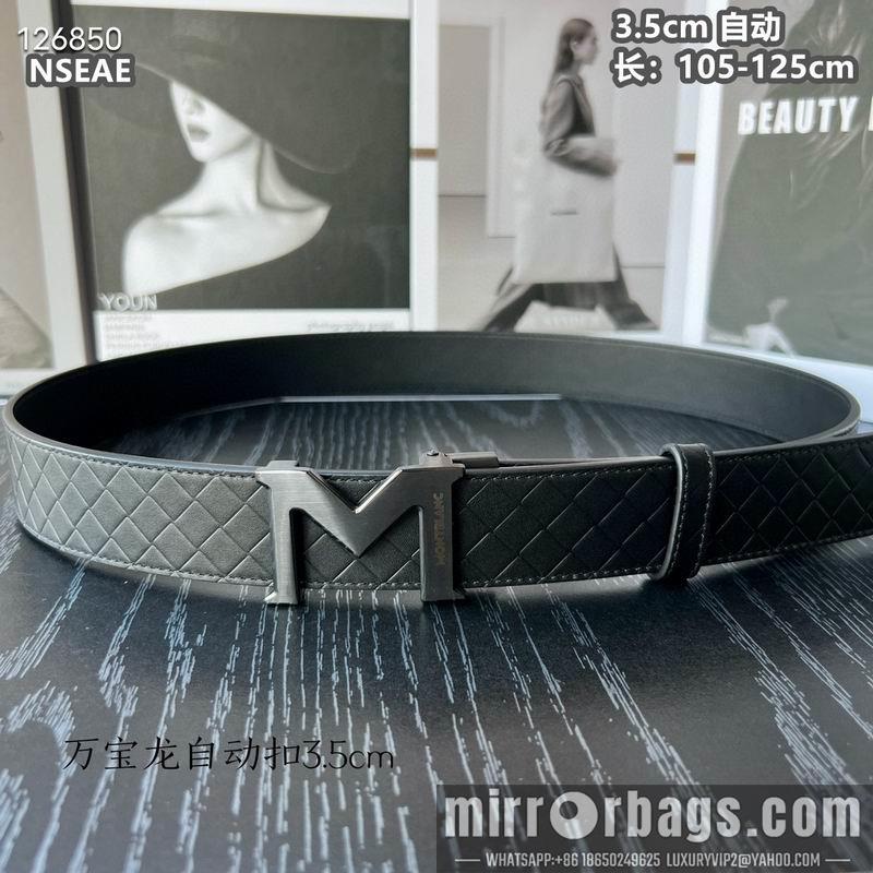 Replica Montlanc belt 35mmX105-125cm 8L64