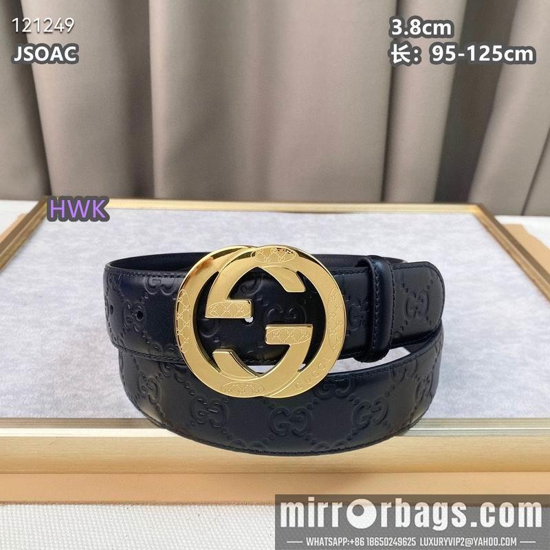 Replica Gucci belt 38mmX95-125cm 8L16