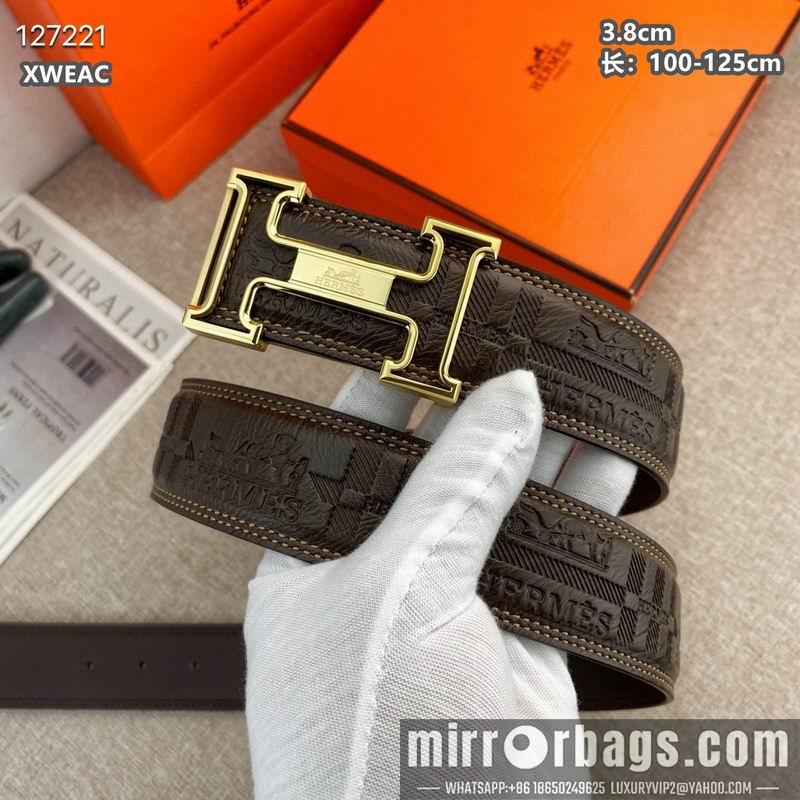 Replica Hermes belt 38mmX100-125cm 8L43