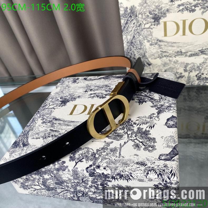 Replica Dior Belt 20mmX95-115cm 7D21