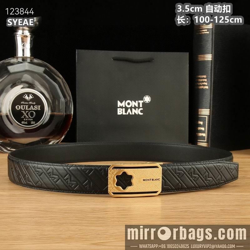 Replica Montlanc belt 35mmX100-125cm 8L57