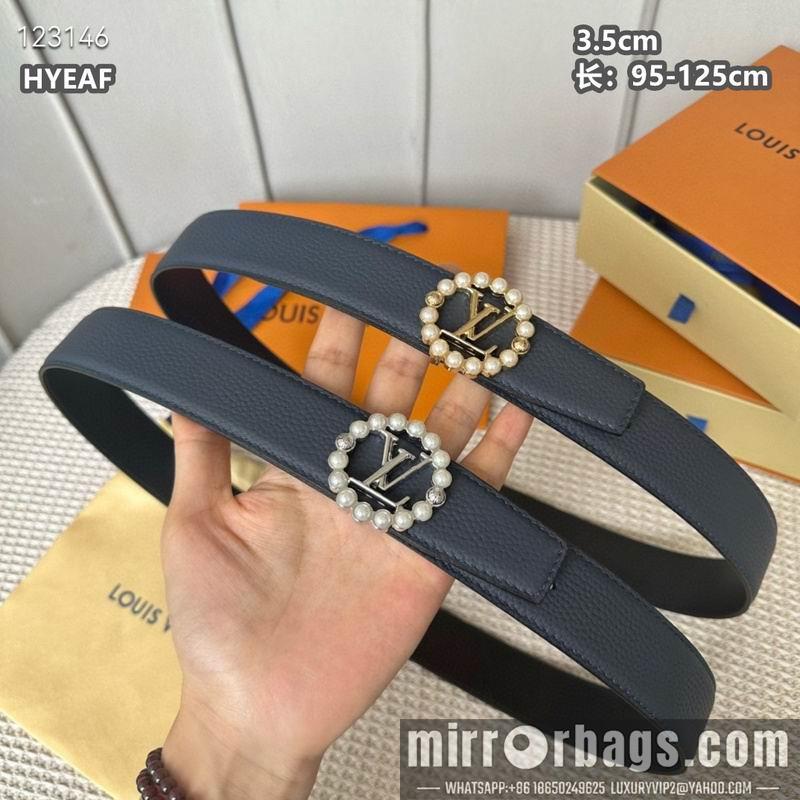 Replica LV belt 35mmX95-125cm 8L16