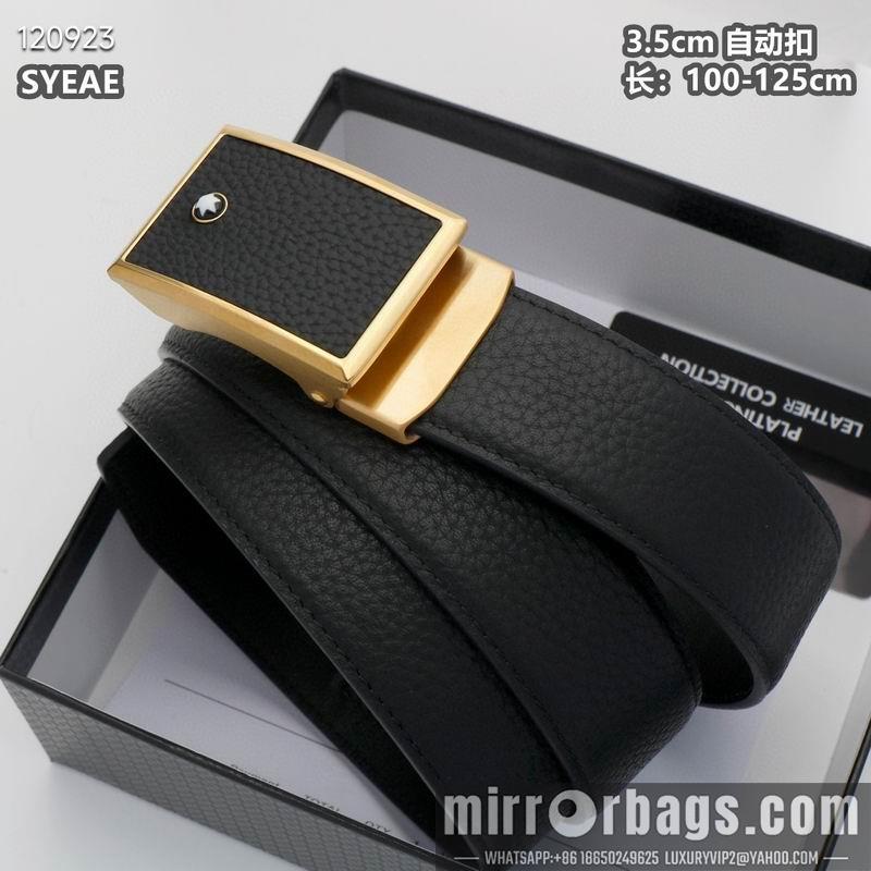 Replica Montblanc belt 自动扣 35mmX100-125cm 8L072010