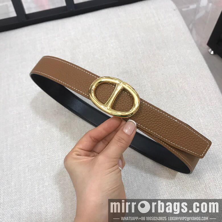 Replica Hermes Belt 32mmX95-125cm 7D03