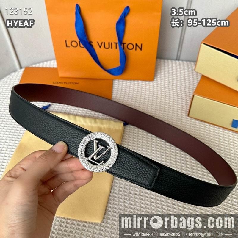 Replica LV belt 35mmX95-125cm 8L16
