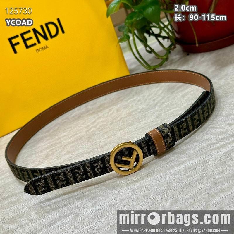 Replica Fendi belt 20mmX90-115cm 8L18