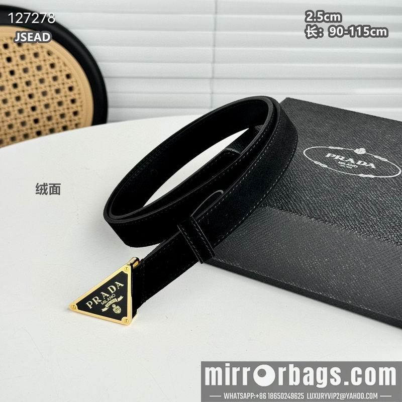Replica Prada belt 25mmX90-115cm 8L02
