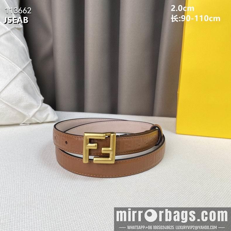 Replica Fendi Belt 20mmX90-110cm 8L08