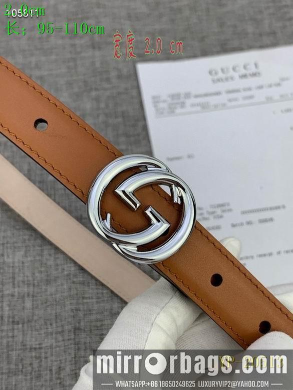 Replica Gucci belt 20mm 95-110cm 8L01