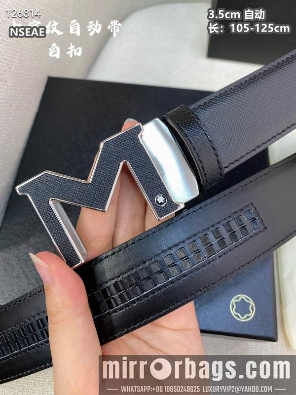 Replica Montlanc belt 35mmX105-125cm 8L61
