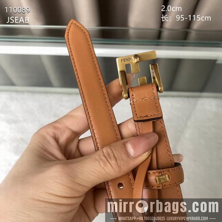 Replica Fendi Belt 20mmX95-115CM 8L09