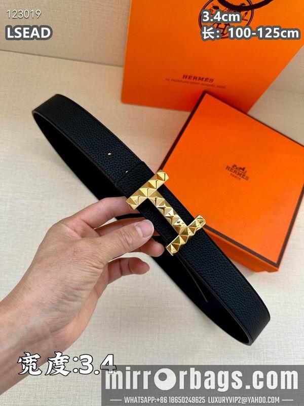 Replica Hermes belt 34mmX100-125cm 8L06