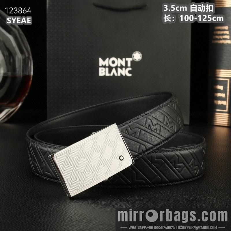 Replica Montlanc belt 35mmX100-125cm 8L46
