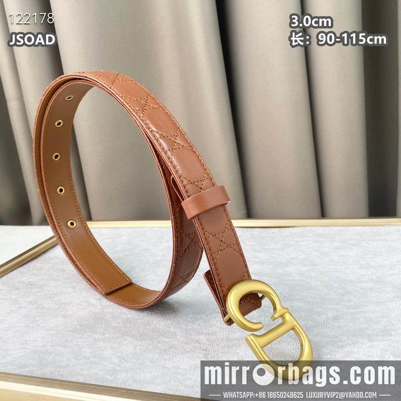 Replica Dior belt 30mmX90-115cm 8L111007