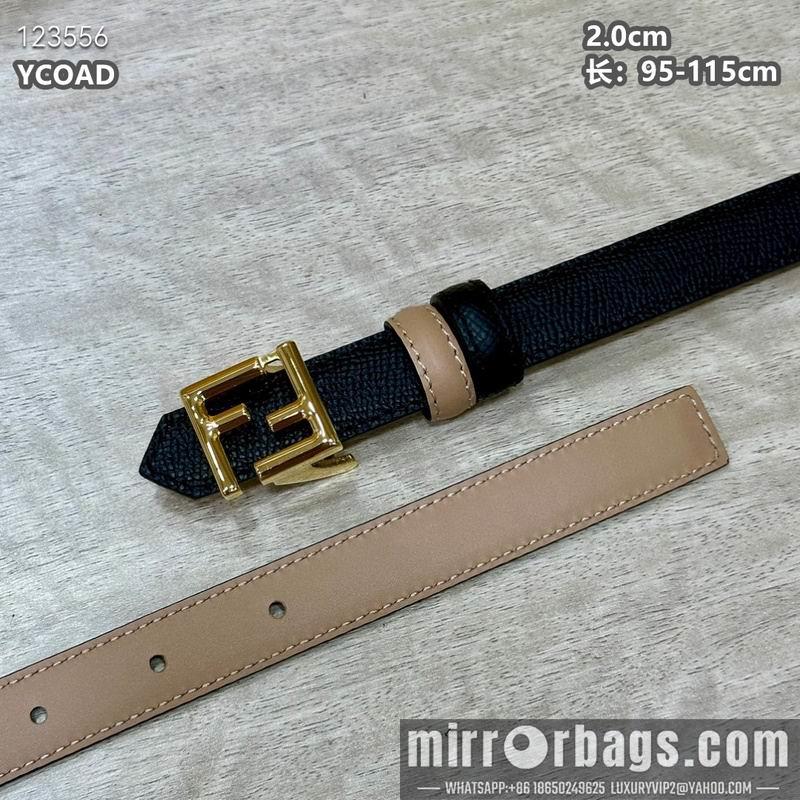Replica Fendi belt 20mmX95-115cm 8L16
