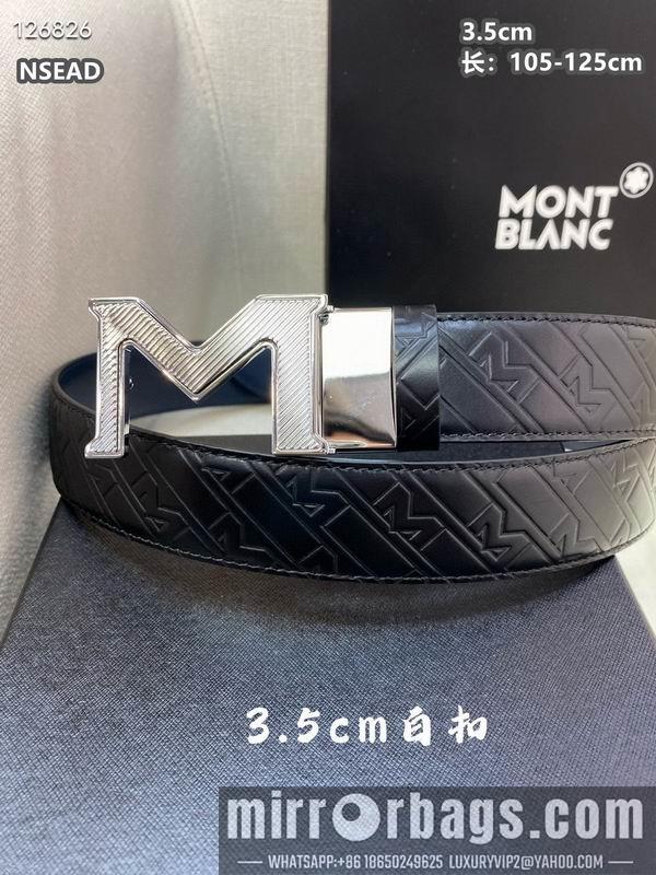 Replica Montlanc belt 35mmX105-125cm 8L60