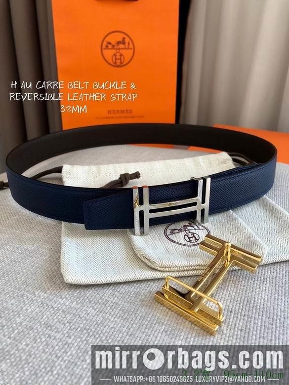 Replica Hermes Belt 32mmX95-110cm 7D21
