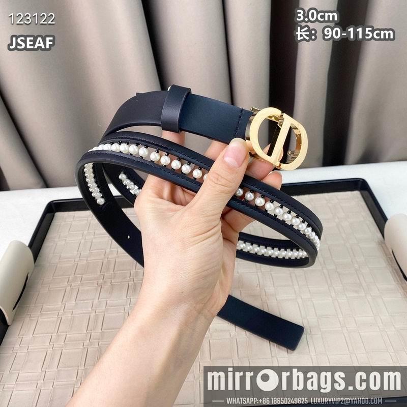 Replica Dior belt 30mmX90-115cm 8L111005
