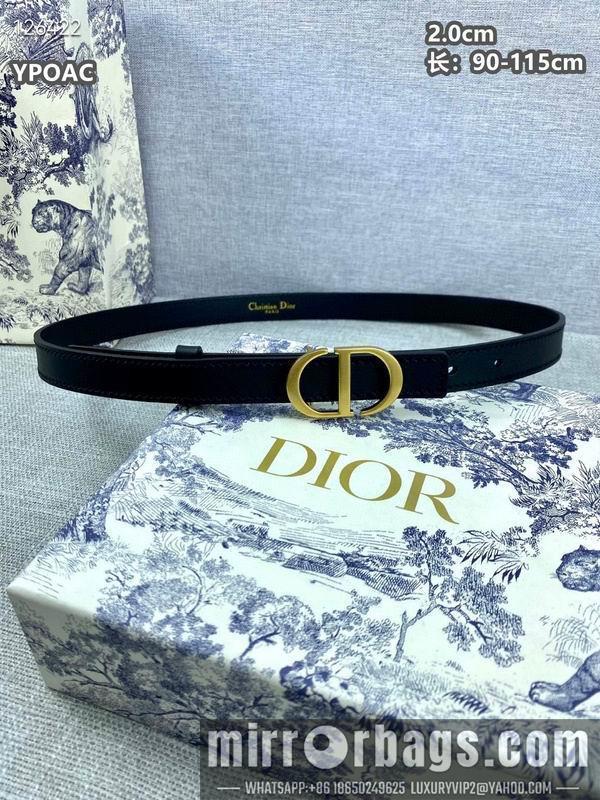 Replica Dior belt 20mmX90-115cm 8L01