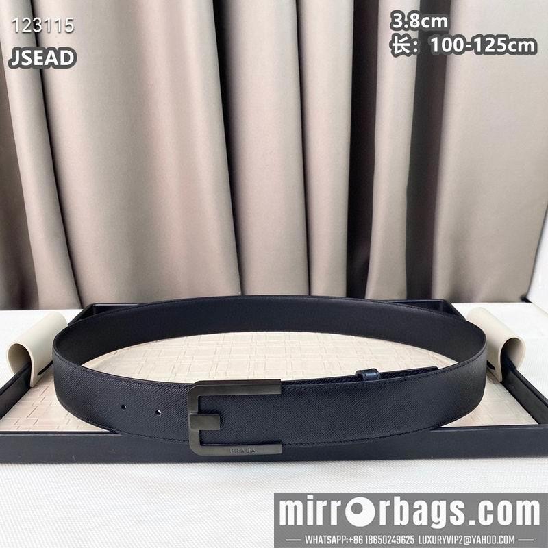 Replica Prada belt 38mmX100-125cm 8L06