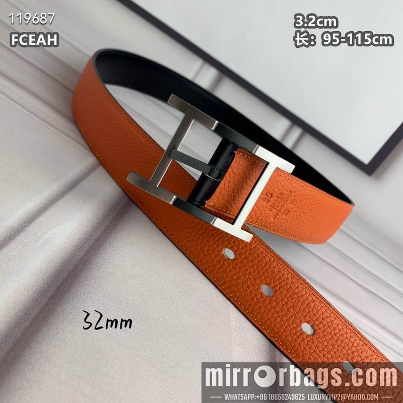 Replica Hermes belt 32mmX95-125cm 8L040803