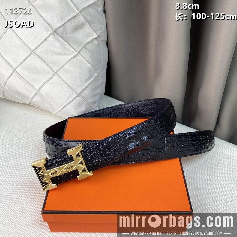 Replica Hermes belt 38mmX100-125cm 8L082505