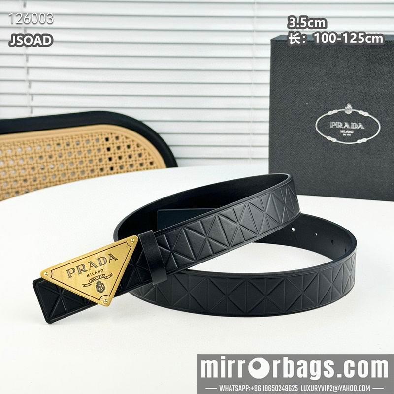 Replica Prada belt 35mmX100-125cm 8L36