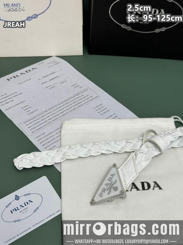 Replica Prada belt 25mmX95-125cm 8L01