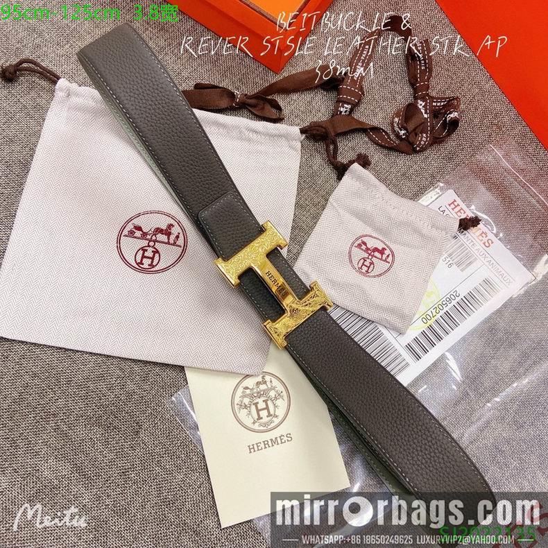 Replica Hermes Belt 38mmX95-125cm 7D119